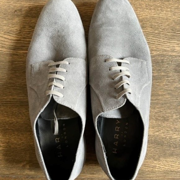Harry\'s of London, size 43/US 9.5 Grey Suede Dress Shoes main image 6